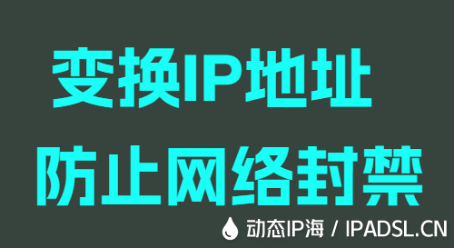 變換IP地址防止網(wǎng)絡(luò)封禁