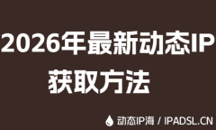 2026年最新動態IP獲取方法