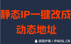 靜態IP一鍵改成動態地址