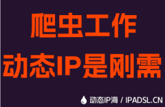 爬蟲工作動態IP是剛需