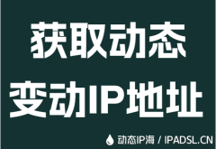 獲取動態變動IP地址