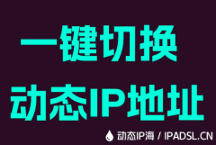 一鍵切換動(dòng)態(tài)IP地址